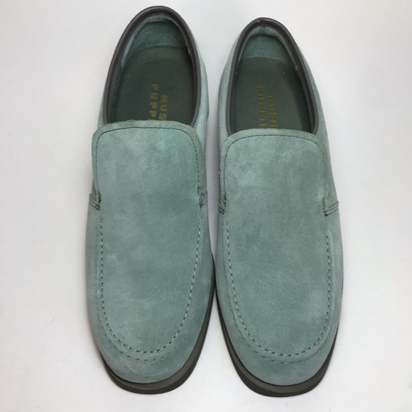 Hush Puppies Loafer in Light Blue Suede- Size 8M - Picture 5 of 9
